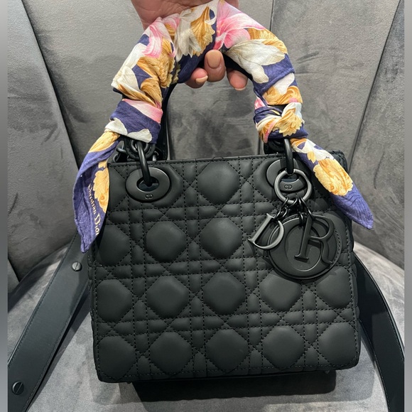 DIOR Matte Black My ABCDior Lady Dior - Picture 3 of 17